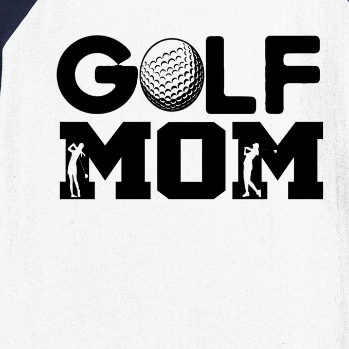 Golf Mom Gift Baseball Sleeve Shirt