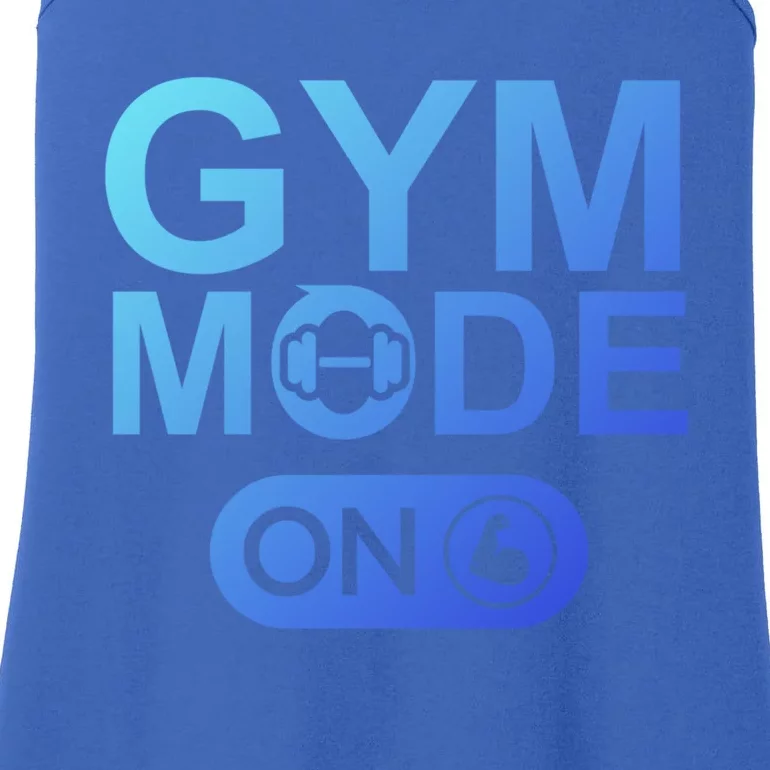 Gym Mode Gift That Says Gym Mode On Beast Gym Mode Gift Ladies Essential Tank