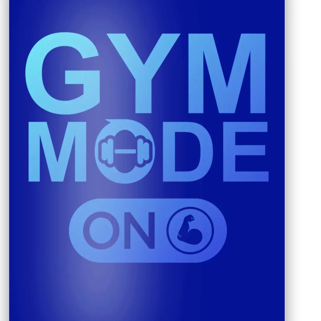 Gym Mode Gift That Says Gym Mode On Beast Gym Mode Gift Poster