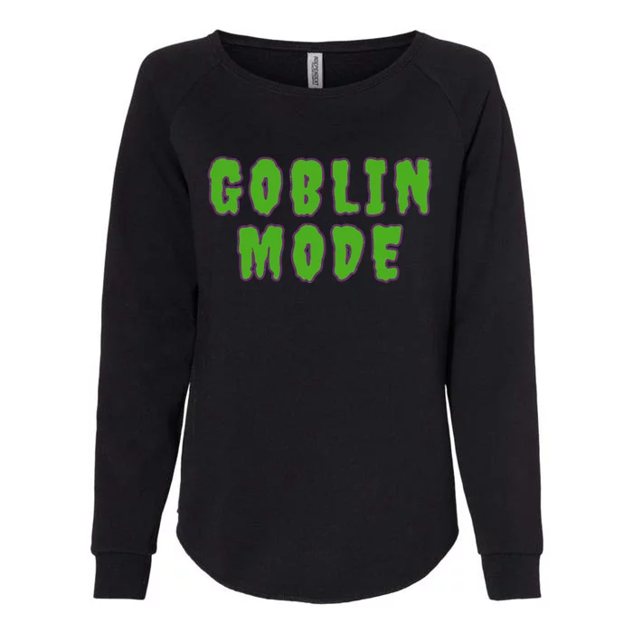 Goblin Mode Womens California Wash Sweatshirt