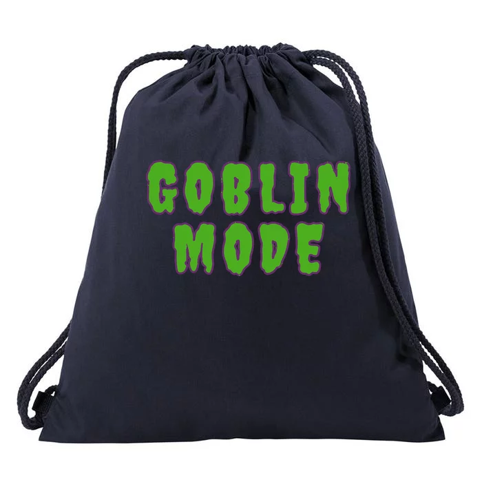 Goblin Mode Drawstring Bag