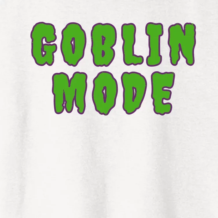 Goblin Mode Women's Crop Top Tee