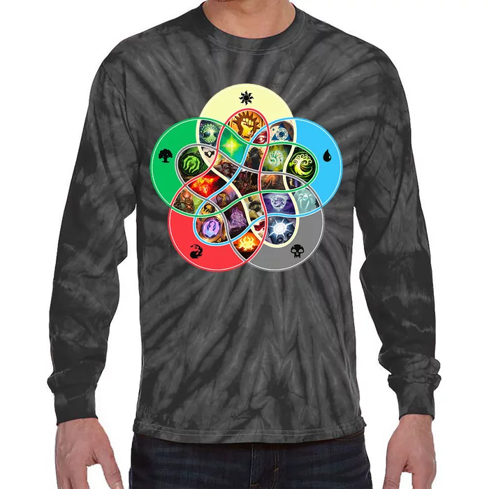 Gathering Magic Guild For Magic Lover Tie-Dye Long Sleeve Shirt