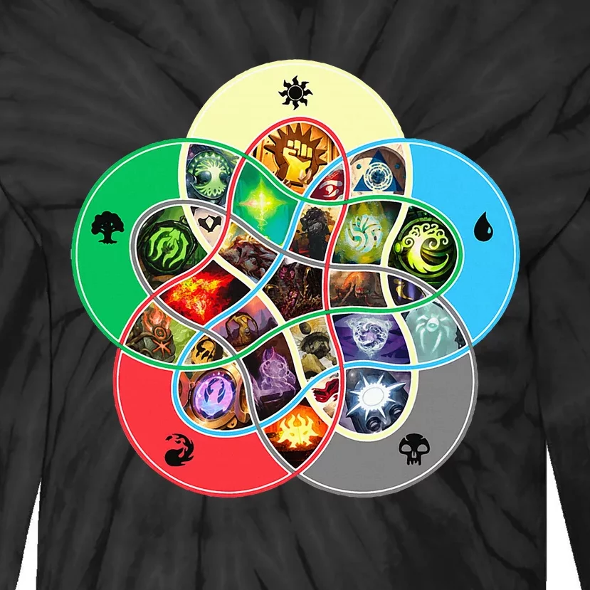 Gathering Magic Guild For Magic Lover Tie-Dye Long Sleeve Shirt