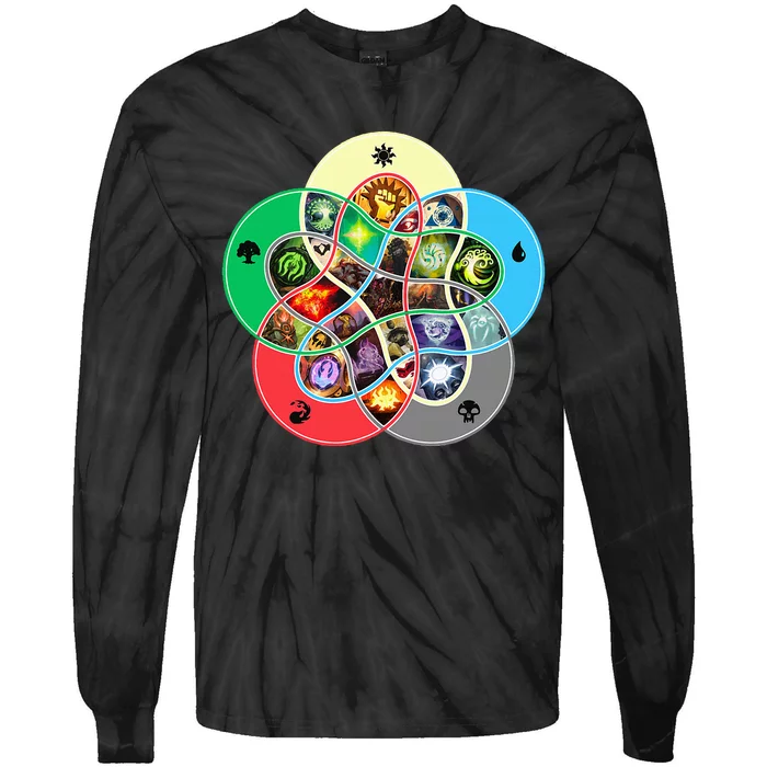 Gathering Magic Guild For Magic Lover Tie-Dye Long Sleeve Shirt