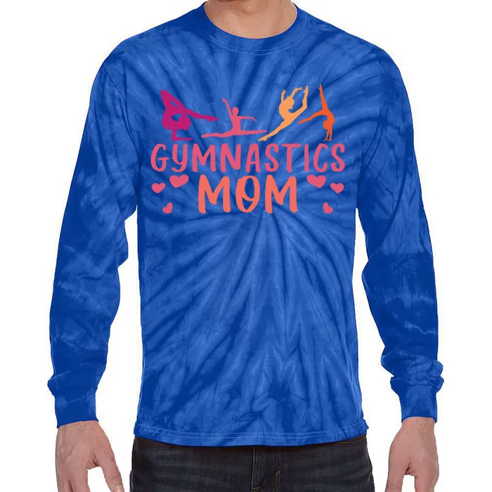 Gymnastics Mother Gymnast Mom Rhythmic Gymnastics Mom Gift Tie-Dye Long Sleeve Shirt