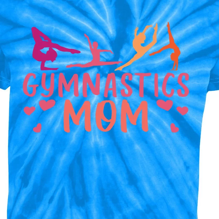 Gymnastics Mother Gymnast Mom Rhythmic Gymnastics Mom Gift Kids Tie-Dye T-Shirt