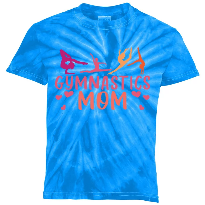 Gymnastics Mother Gymnast Mom Rhythmic Gymnastics Mom Gift Kids Tie-Dye T-Shirt