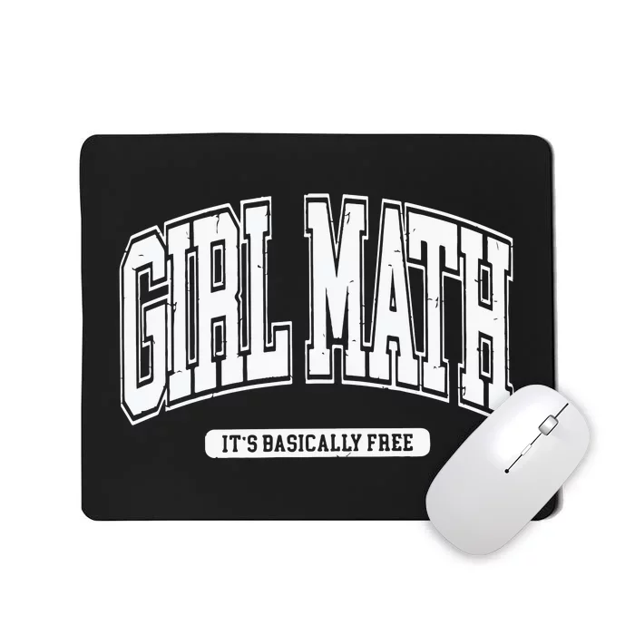 Girl Math Mousepad