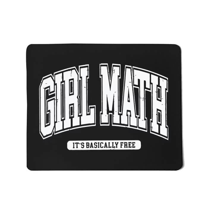 Girl Math Mousepad