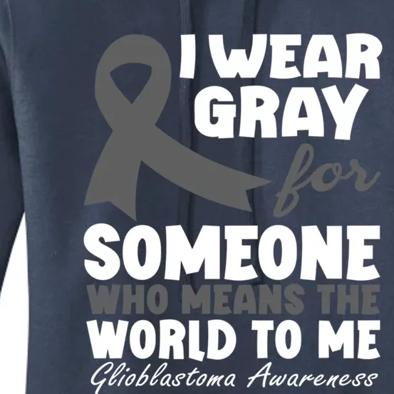 Glioblastoma Multiforme Gbm Advocate Astrocytoma Brain Tumor Cool Gift Women's Pullover Hoodie