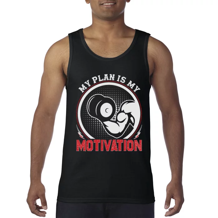 Gym Motivation Graphic Tank Top