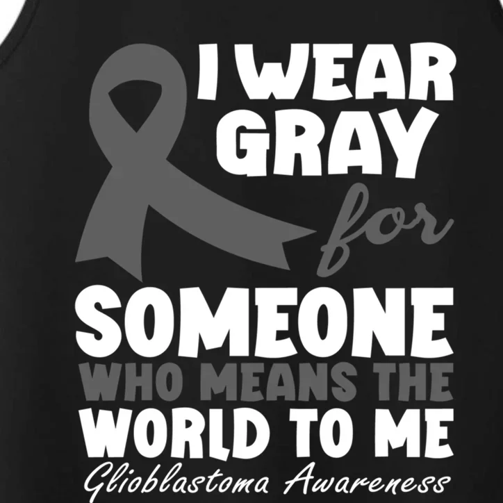 Glioblastoma Multiforme Gbm Advocate Astrocytoma Brain Tumor Gift Performance Tank