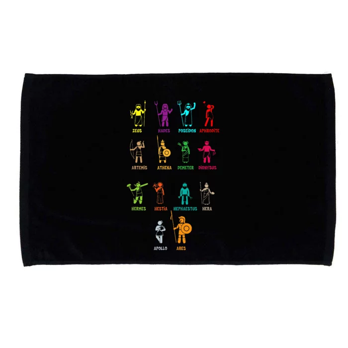 Greek Mythology Gods Gods Of Greece Microfiber Hand Towel