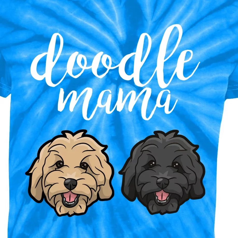 Goldendoodle Mama Gift Doodle Mama Cute Dog Gift Cute Gift Kids Tie-Dye T-Shirt