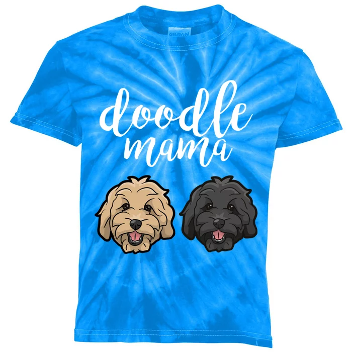 Goldendoodle Mama Gift Doodle Mama Cute Dog Gift Cute Gift Kids Tie-Dye T-Shirt