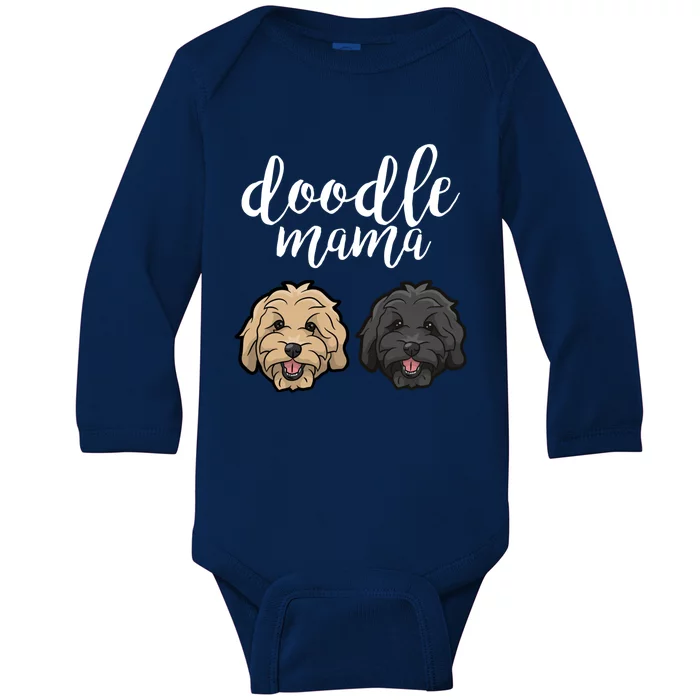 Goldendoodle Mama Gift Doodle Mama Cute Dog Gift Cute Gift Baby Long Sleeve Bodysuit