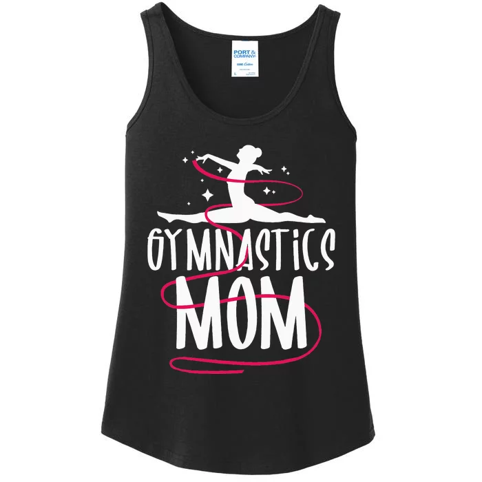 Gymnastics Mom Gymnast Acrobatic Aerobic Cheerleading Ladies Essential Tank