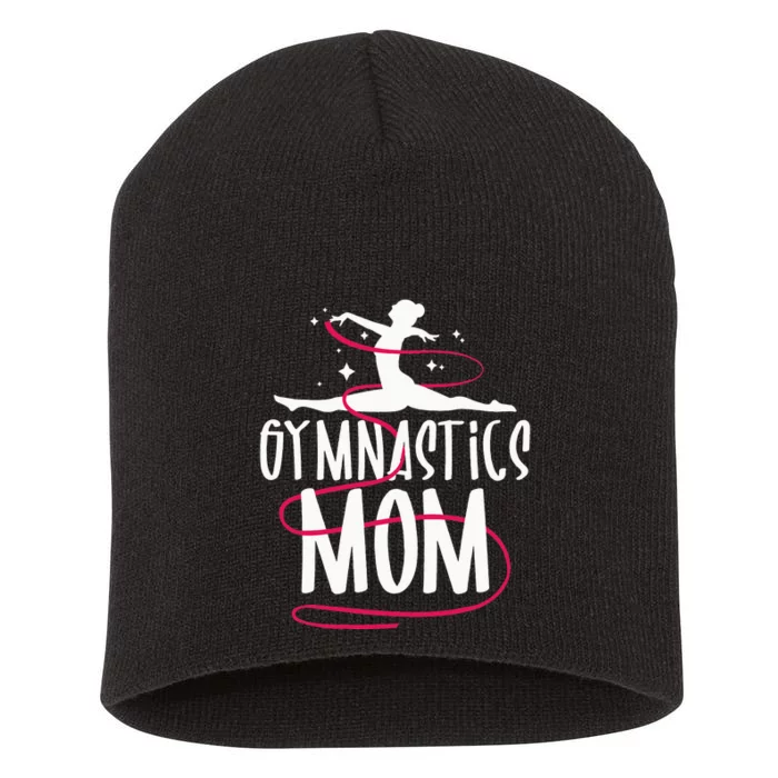 Gymnastics Mom Gymnast Acrobatic Aerobic Cheerleading Short Acrylic Beanie