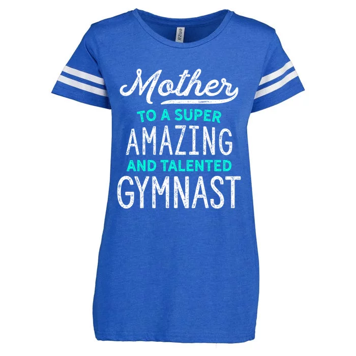 Gymnast Mother Gift For Gymnastics Moms Gift Teal Enza Ladies Jersey Football T-Shirt