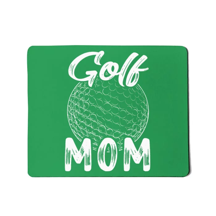 Golf Mom Golfer Golf Ball Player Family Matching Set Mousepad