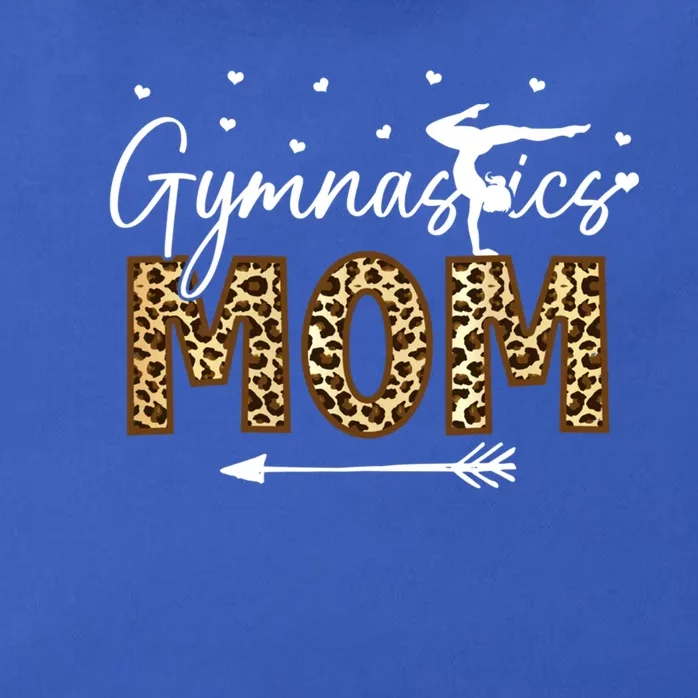 Gymnastic Mom Gift Leopard Gymnastics Mother Gymnast Great Gift Zip Tote Bag