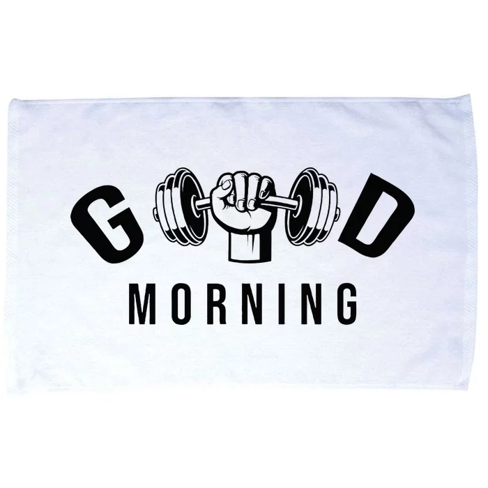 Good Morning Gym Microfiber Hand Towel