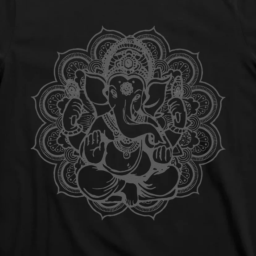 Ganesha Mandala Hindu God Hinduism Yoga Spiritual Gift T-Shirt