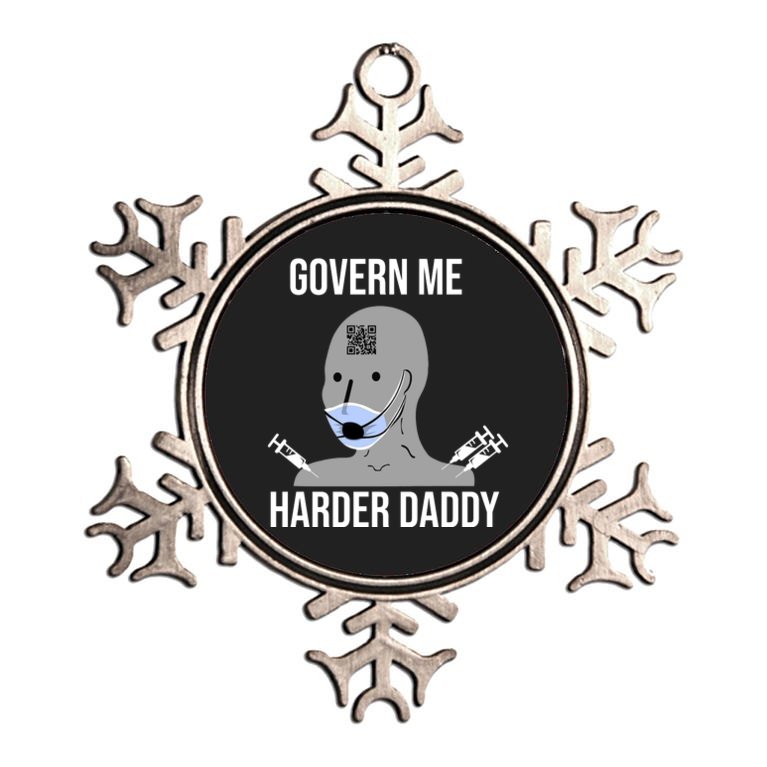 Govern Me Harder Daddy Metallic Star Ornament