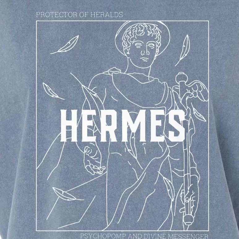 Greek Mythology Hermes Messenger Of The Gods Garment-Dyed Women's Muscle Tee