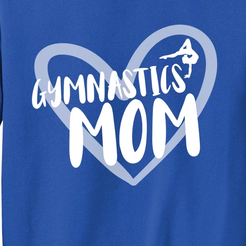 Gymnastics Mom Heart Gymnast Funny Gift Sweatshirt