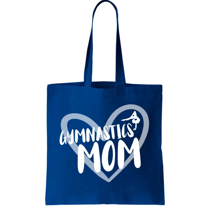 Gymnastics Mom Heart Gymnast Funny Gift Tote Bag