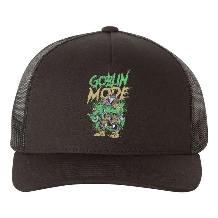 Goblin Mode Horror Halloween Yupoong Adult 5-Panel Trucker Hat