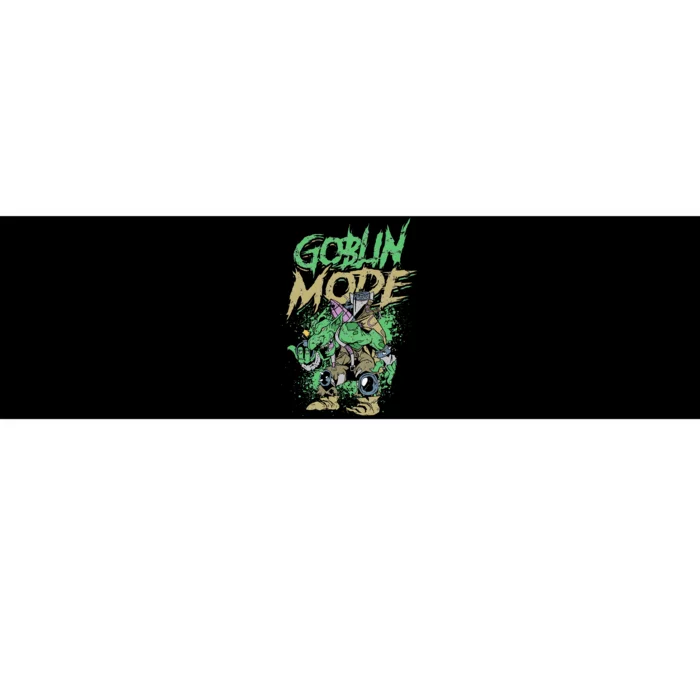 Goblin Mode Horror Halloween Bumper Sticker