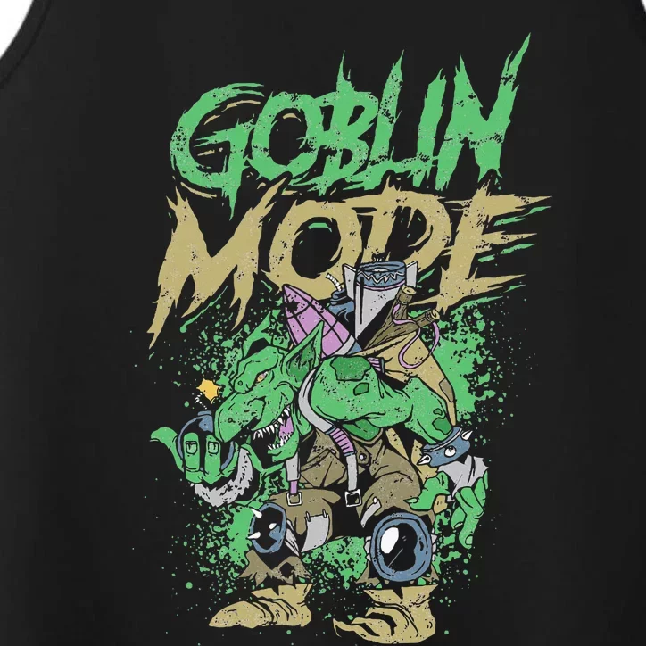 Goblin Mode Horror Halloween Performance Tank