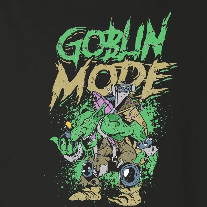 Goblin Mode Horror Halloween Toddler Long Sleeve Shirt