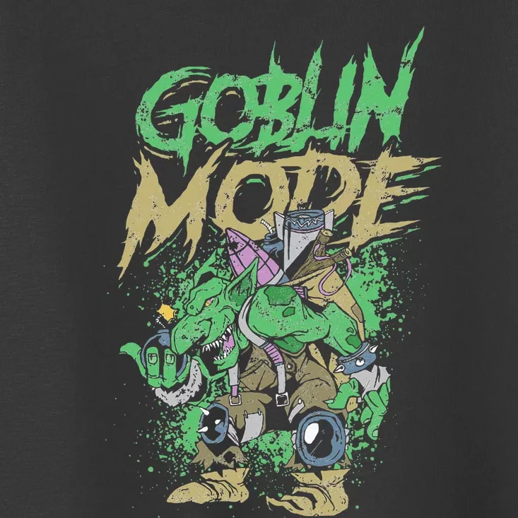 Goblin Mode Horror Halloween Toddler T-Shirt