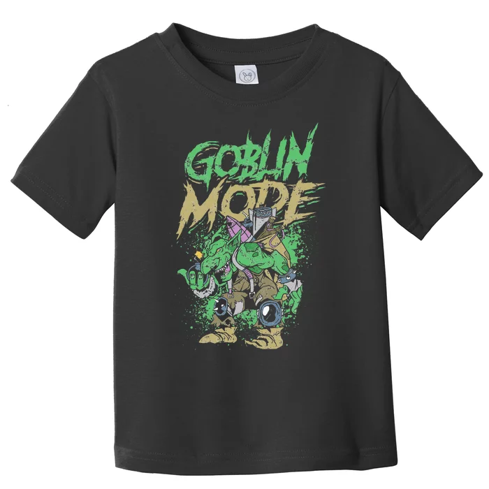 Goblin Mode Horror Halloween Toddler T-Shirt