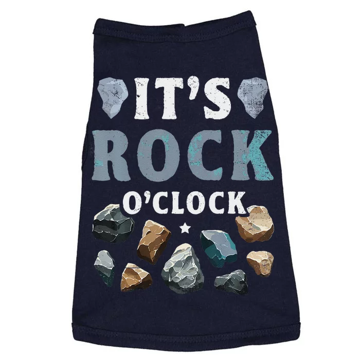 Geology Mineral Hunting ItS Rock OClock Rocks Collector Doggie Tank