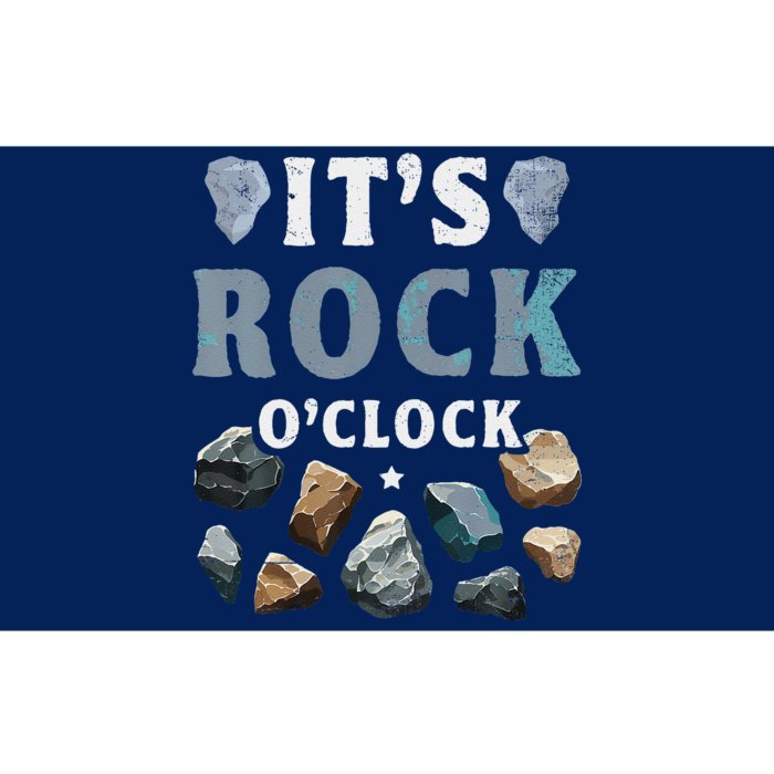 Geology Mineral Hunting ItS Rock OClock Rocks Collector Bumper Sticker