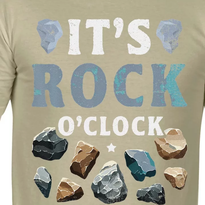 Geology Mineral Hunting ItS Rock OClock Rocks Collector Comfort Colors T-Shirt