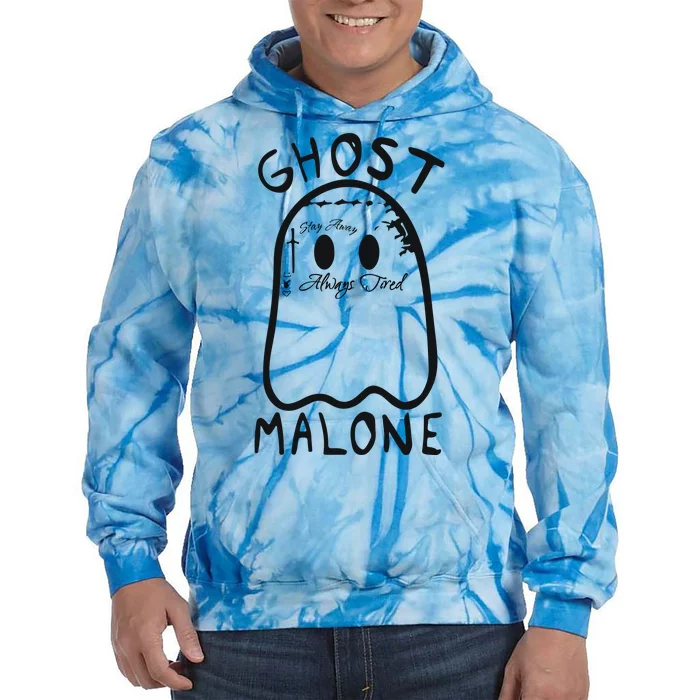 Ghost Malone Halloween Spooky Season Tie Dye Hoodie