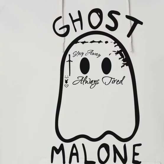 Ghost Malone Halloween Spooky Season Performance Fleece Hoodie