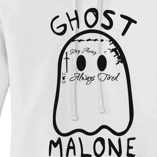 Ghost Malone Halloween Spooky Season Women's Pullover Hoodie