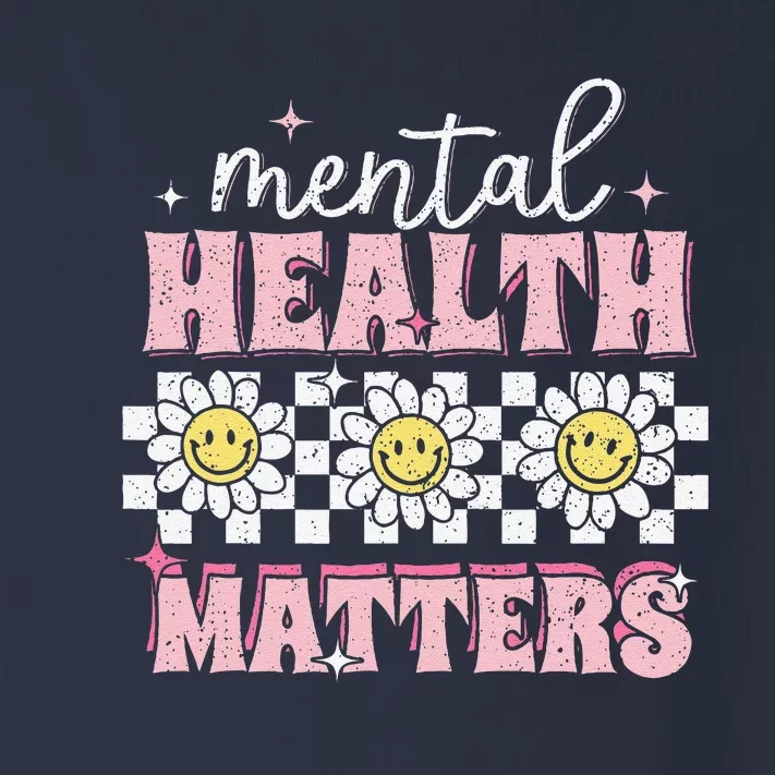 Groovy Mental Health Matters Human Brain Illness Awareness Toddler Long Sleeve Shirt