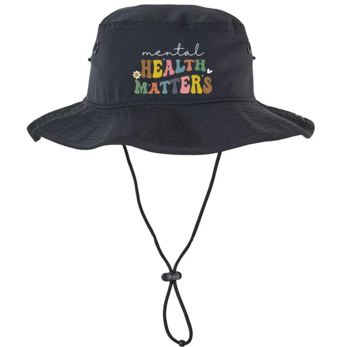 groovy Mental Health Matters Human Brain Illness Awareness Legacy Cool Fit Booney Bucket Hat