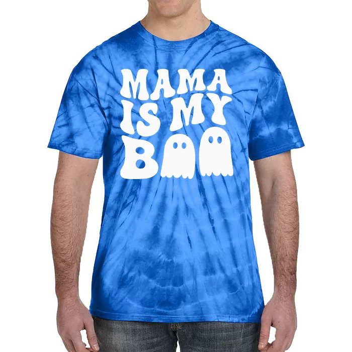 Groovy Mama Is My Boo Halloween Tie-Dye T-Shirt