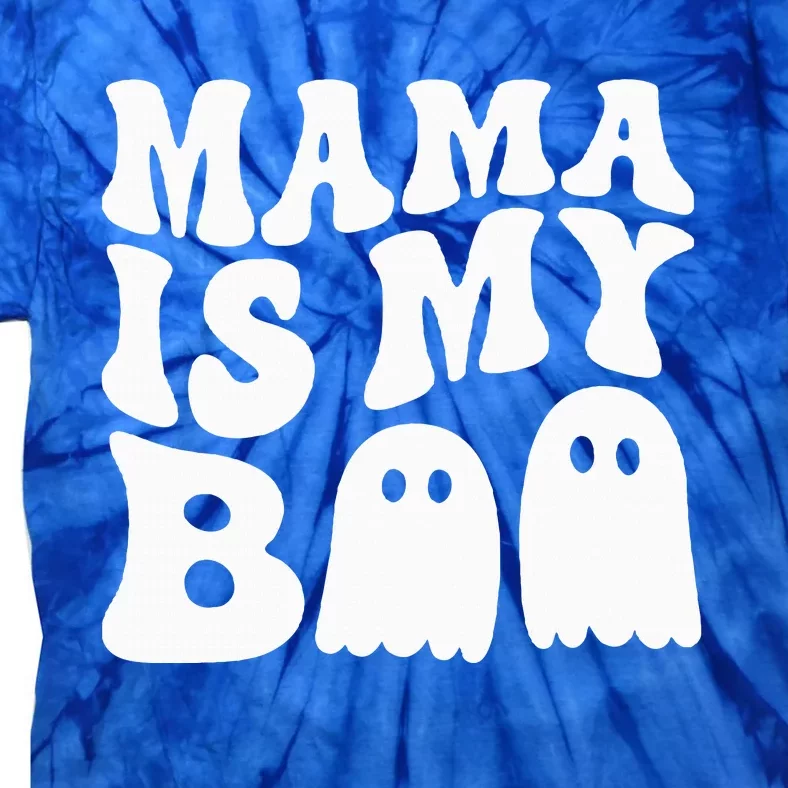 Groovy Mama Is My Boo Halloween Tie-Dye T-Shirt