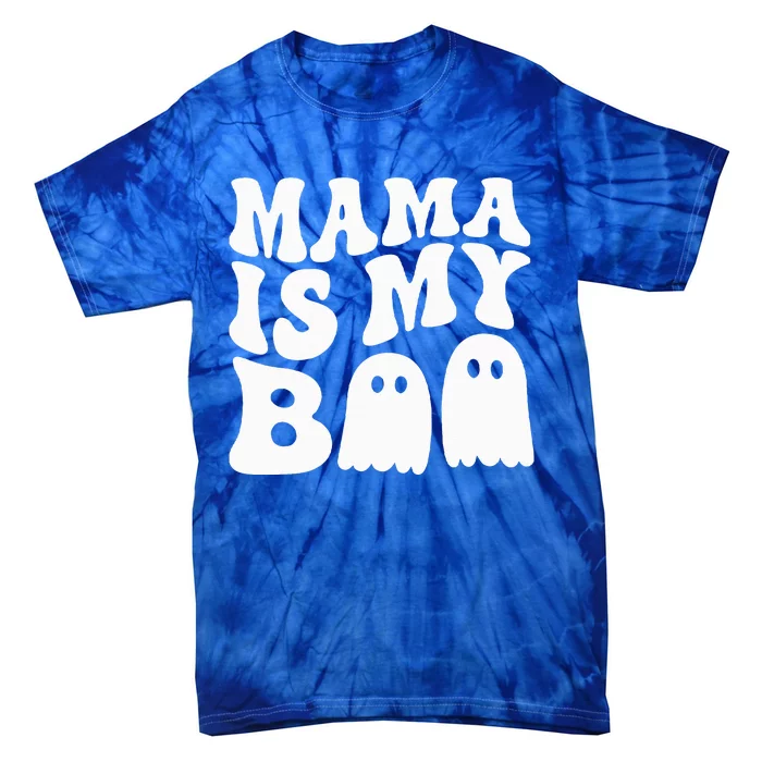 Groovy Mama Is My Boo Halloween Tie-Dye T-Shirt