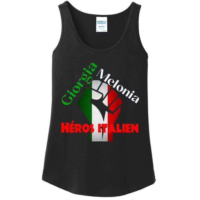 Georgia Meloni Italian Hero Ladies Essential Tank